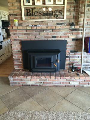 Fireplace repair in Milford UT.